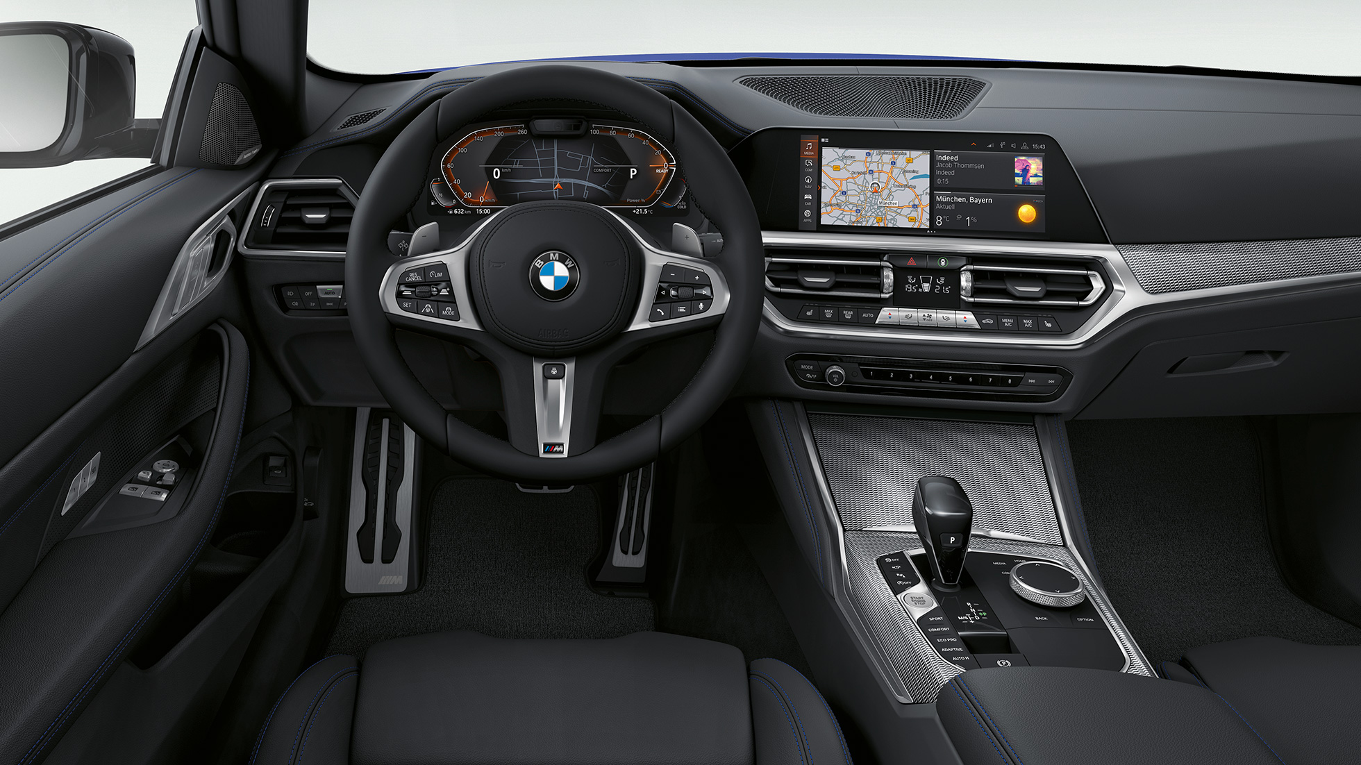 Tapicería en cuero exclusivo BMW Serie 4 Coupé G22 2020 Paquete deportivo M Interior